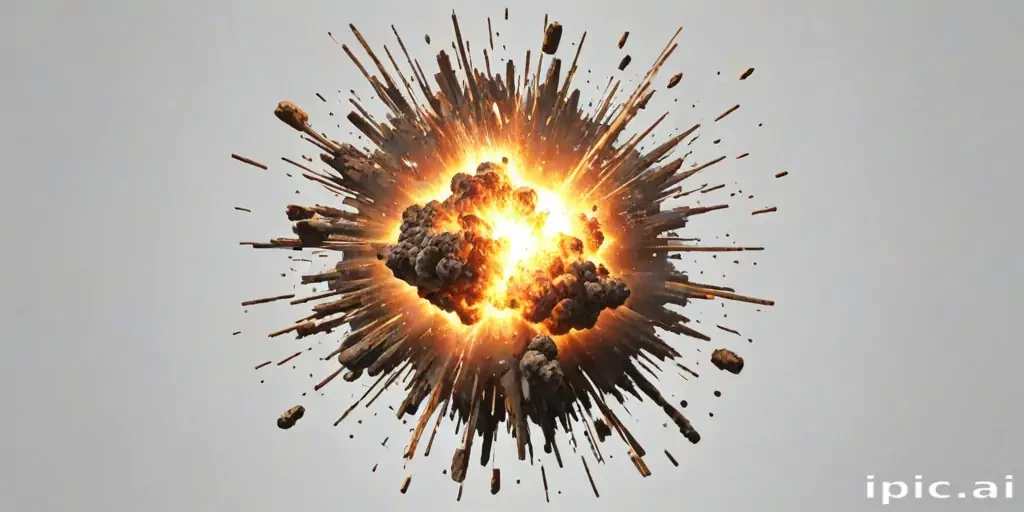 explosion transparent background