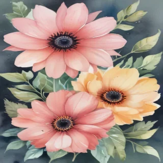 watercolor flower images