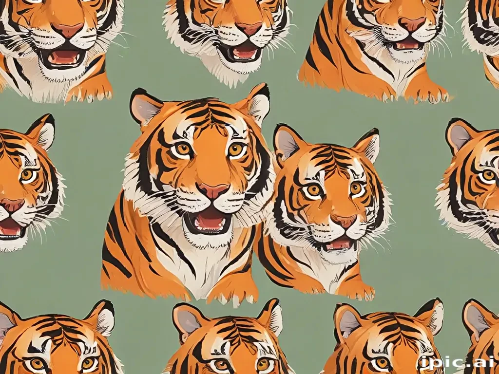 tiger cartoon tiger