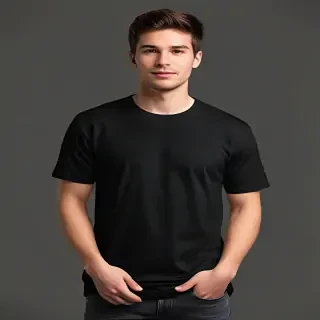 black tee png