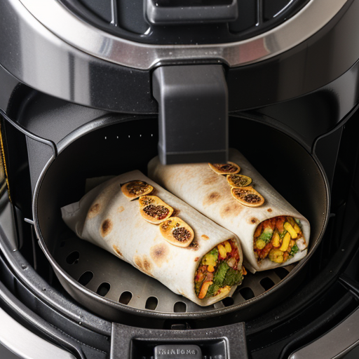 reheating burritos in air fryer