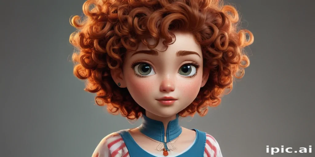 cartoon characters with curly hair