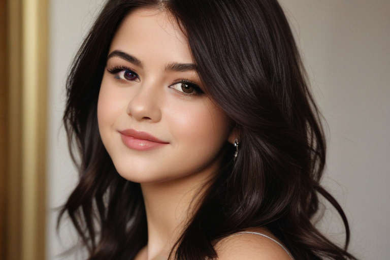 hair color of selena gomez