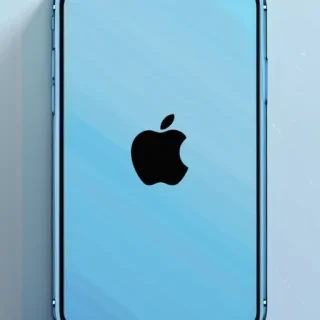 blue iphone wallpaper aesthetic