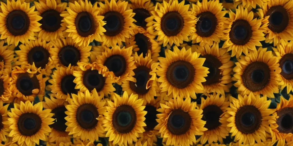 aesthetic sunflower background
