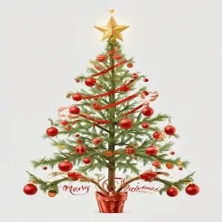 transparent merry christmas