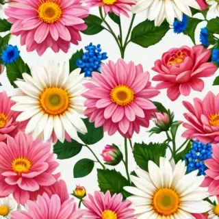 flowers clip art transparent background