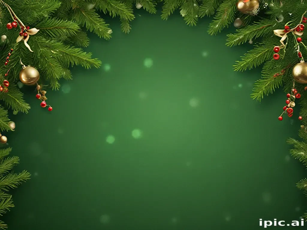 green christmas bg