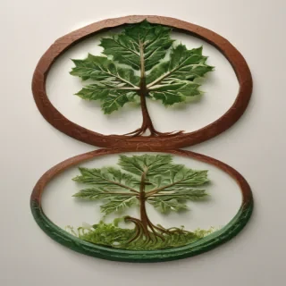 leaf circle
