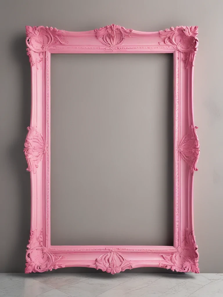 pink frame png