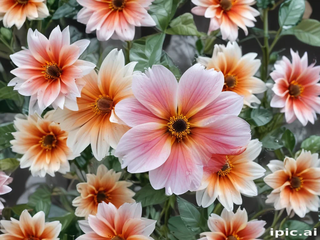 transparent flower background