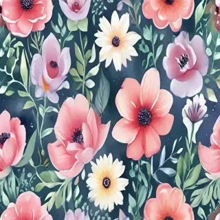 watercolor flower background