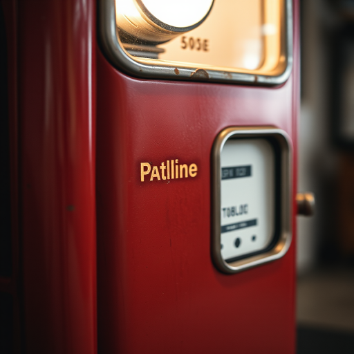 vintage gas station pump, detailed close-up, soft lighting, ISO 100, f/2.8, 50mm lens, studio quality, focal length 45mm, shallow depth of field