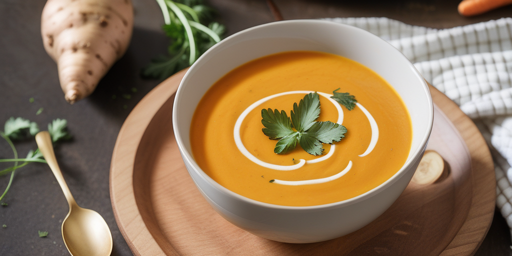 sweet potato carrot ginger soup