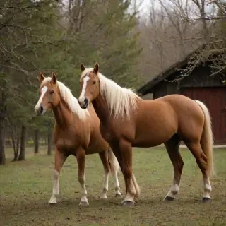 pictures of christmas horses