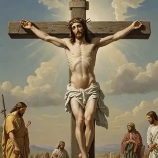 jesus on the cross picture