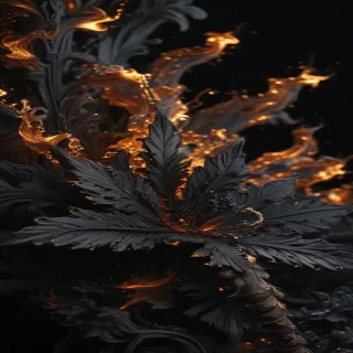 sparkling black background