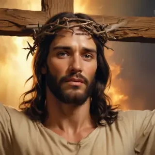 a picture of jesus on the cross
