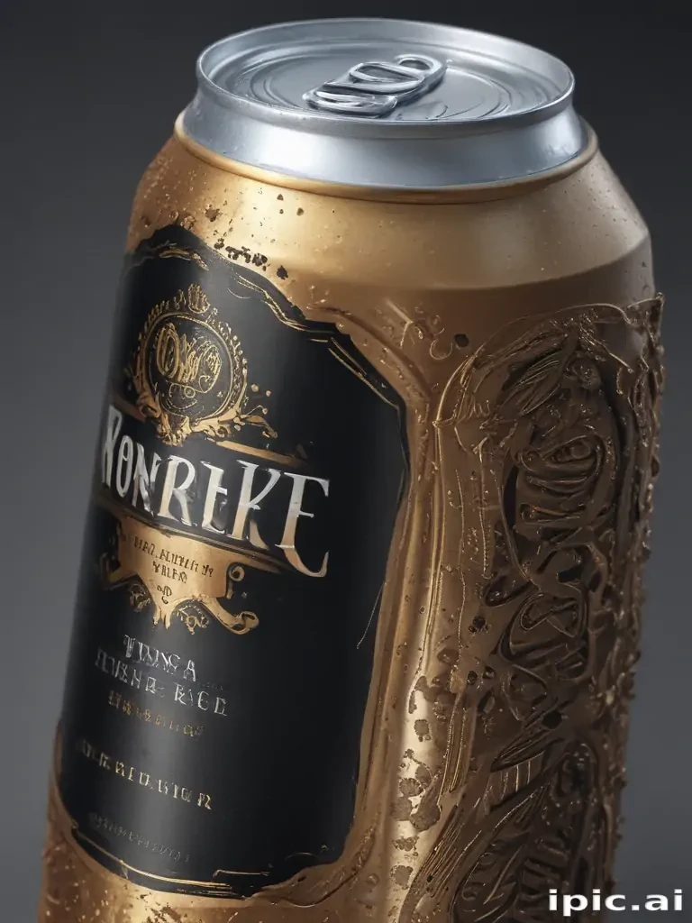 beer can mockup