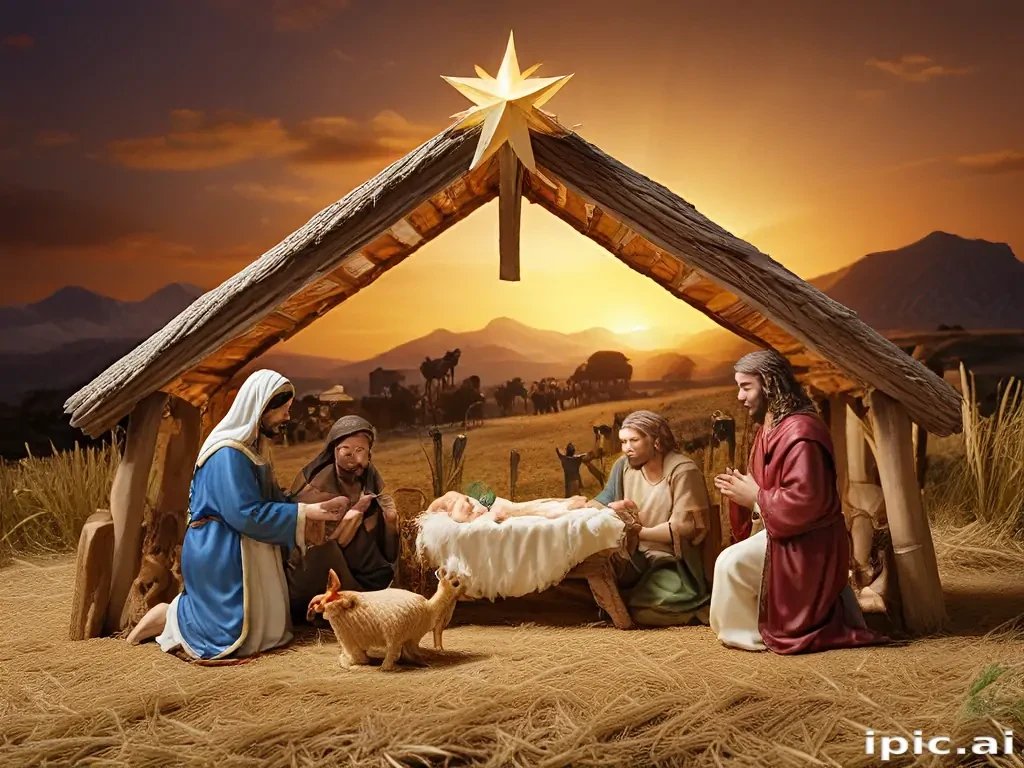 manger scene images free