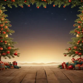 christmas background frame