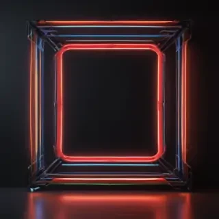 neon frame