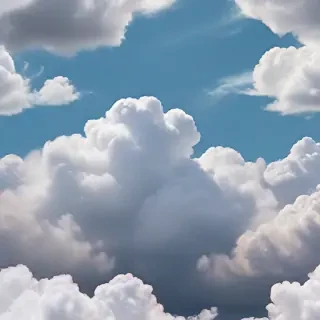 clouds no background