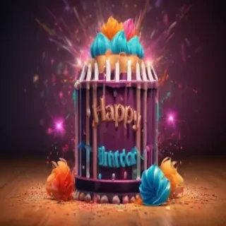 happy birthday transparent background