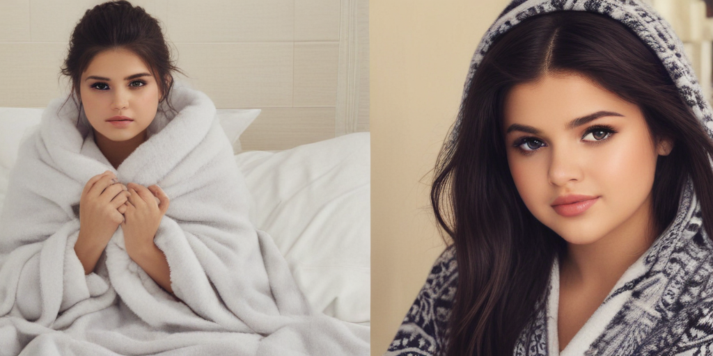 selena gomez.blanket meme