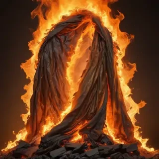 background with fire