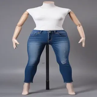 mock up jeans