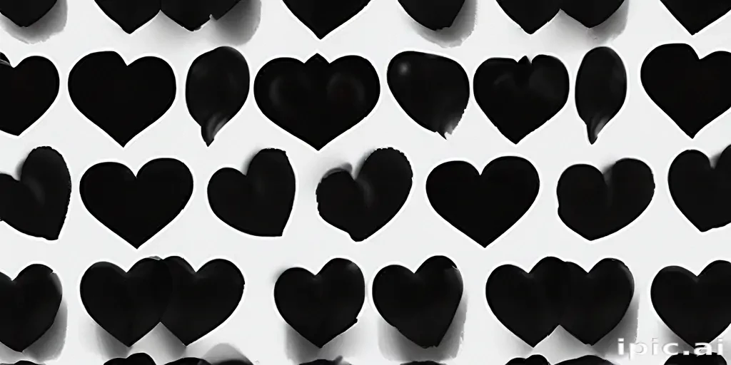black heart aesthetic