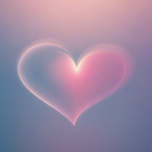 blurry heart wallpaper