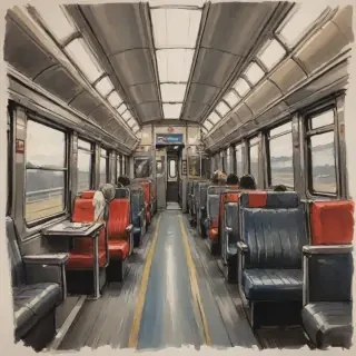train sketch