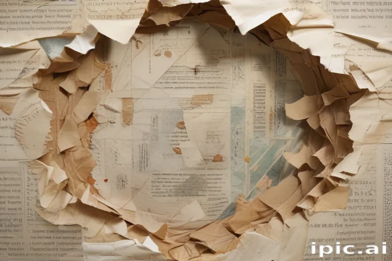 torn paper transparent