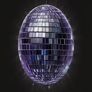 transparent background disco ball png