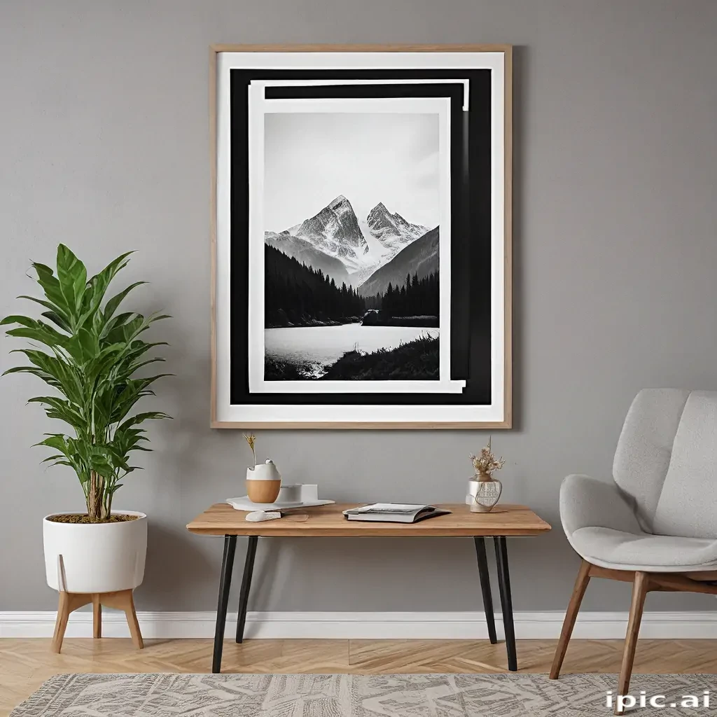 framed art mockup