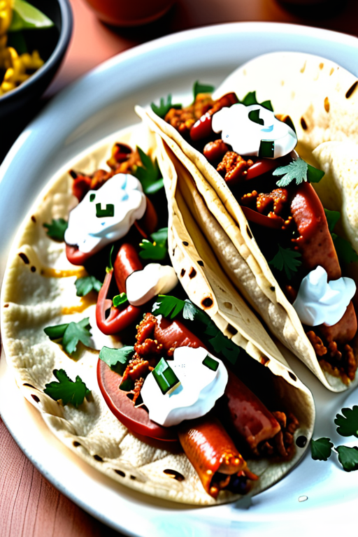 tacos de papa con chorizo
