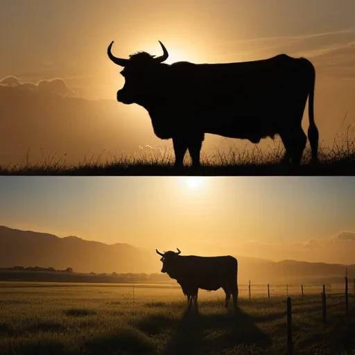 cow silhouette