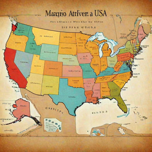 map of the usa states