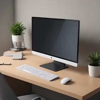 computer mockup