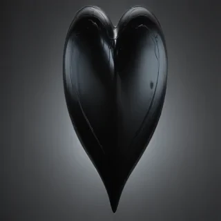 black heart image