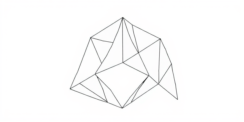 Generate a detailed line art design of an abstract geometric shape, high resolution, with a clean background, taken with a DSLR camera at f/8 aperture, ISO 100, 50mm lens, ensuring sharp focus and vibrant contrast.
