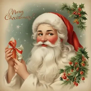 merry christmas images vintage
