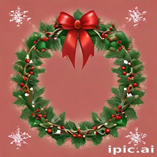 christmas wreath clip art