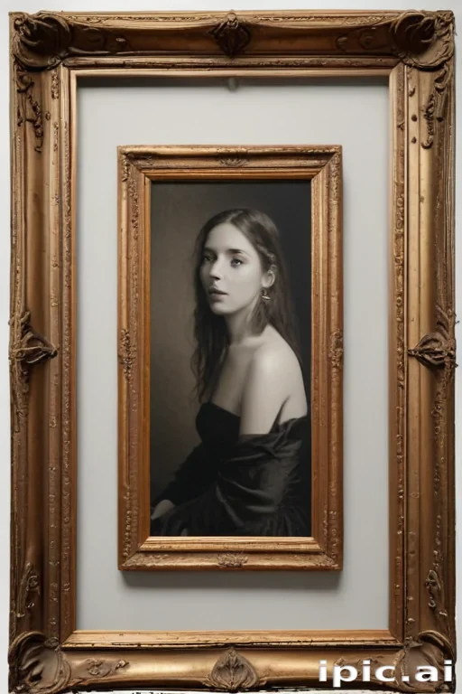 transparent photo frame