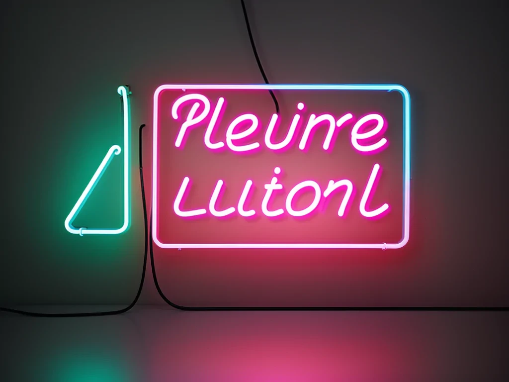 neon instagram logo