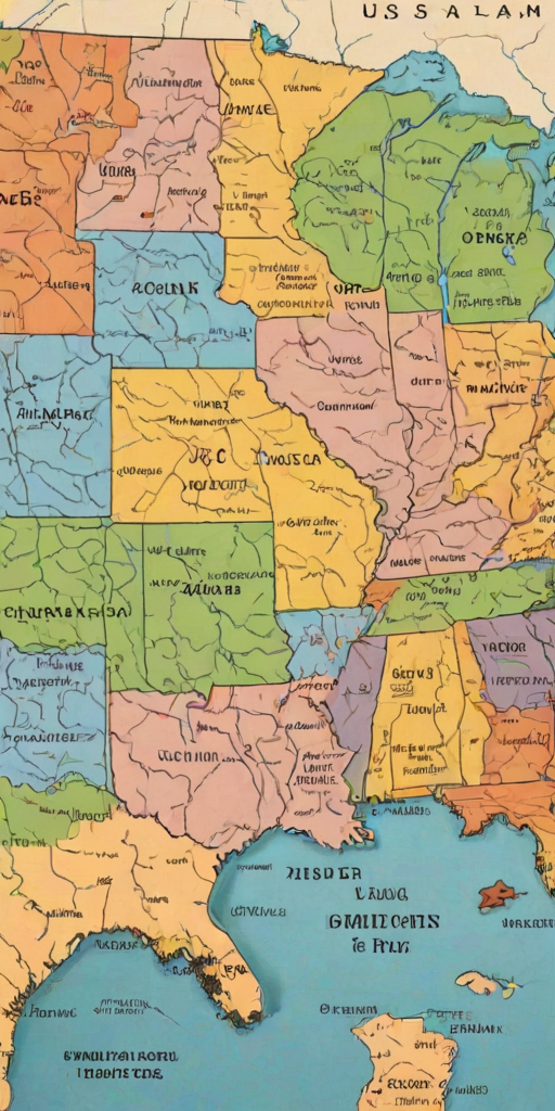 us states map