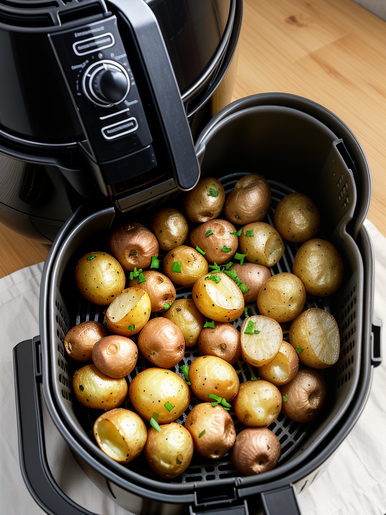 air fryer potatoes and onions