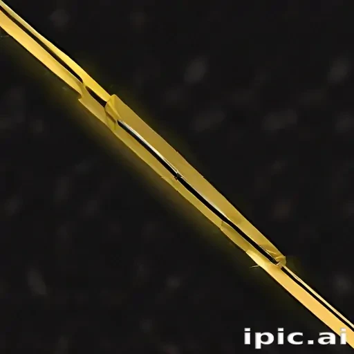 gold line png